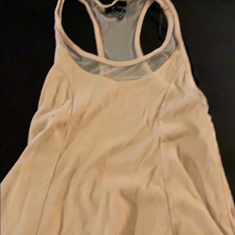 Forever 21 pink dress with mesh details